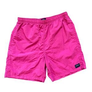 Noah Core Swim Trunks Men’s Size XL Bright Pink Classic Beachwear Shorts